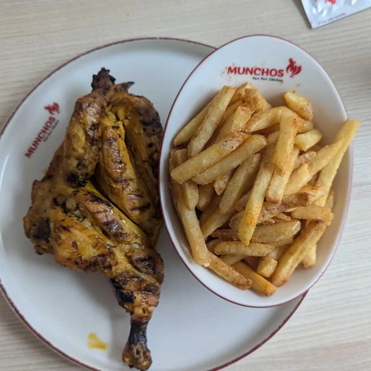 Half Chicken and Fries