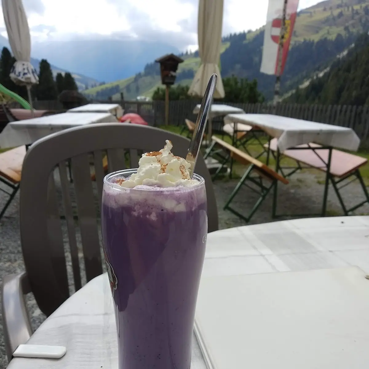 Heidelbeermilch