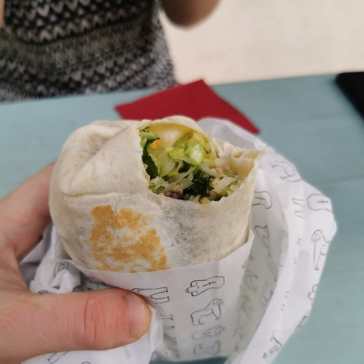 Lotus Tofu Burrito