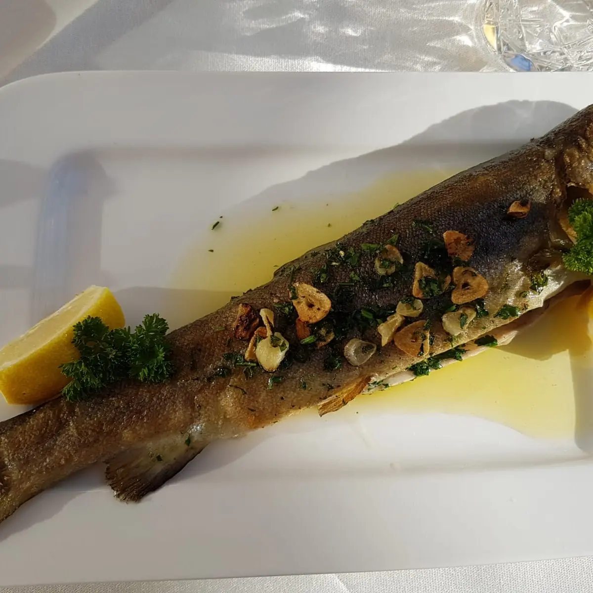Gebratene Forellenfilets