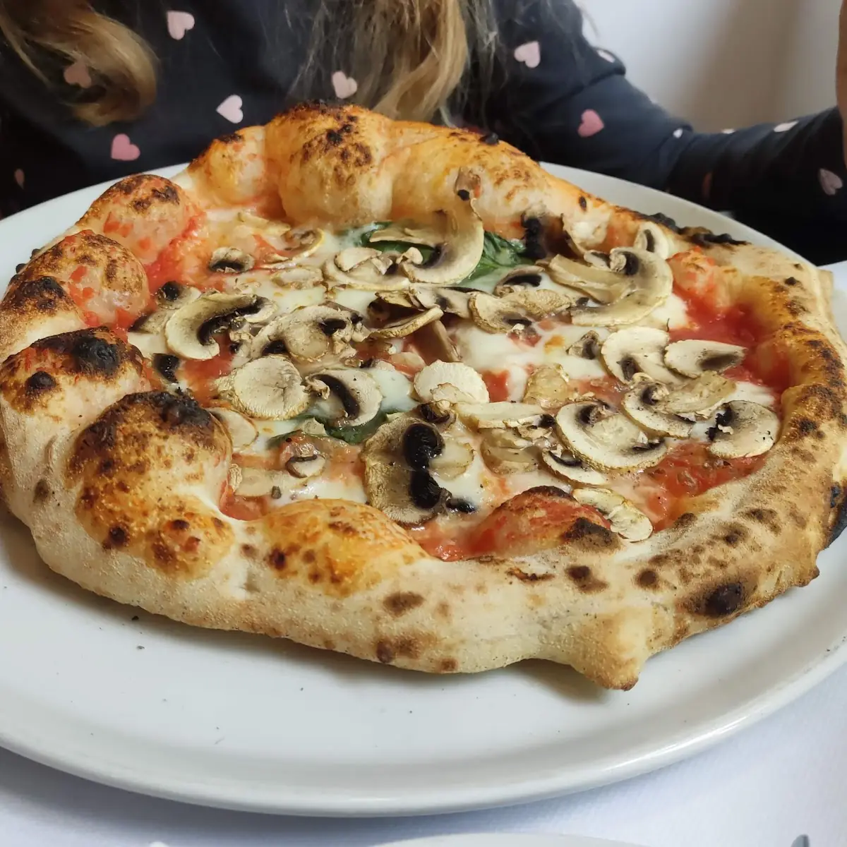 Margherita with Mushrooms