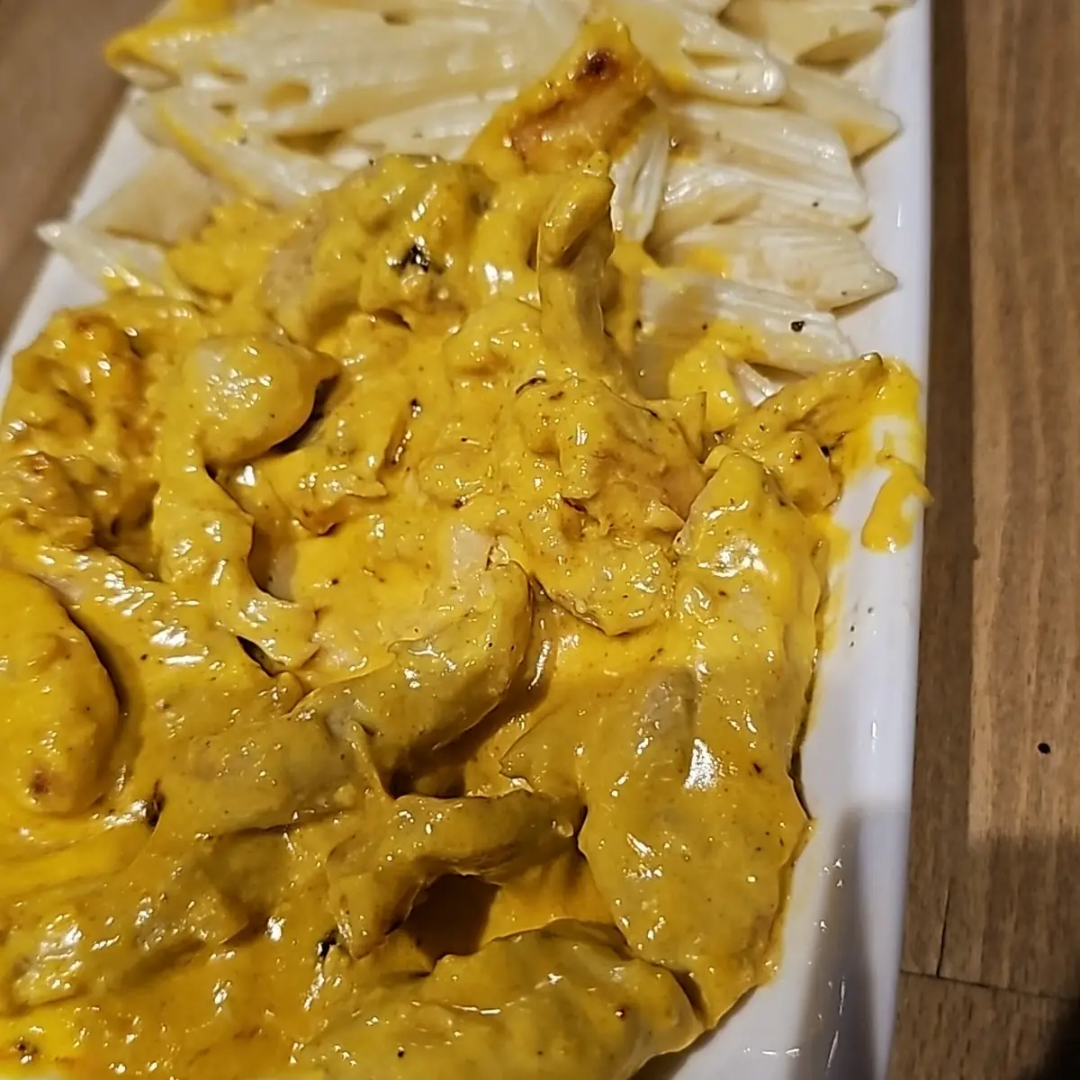Hühnerfleisch Mit Curry Soße Tavuk Dünyası Köri Soslu