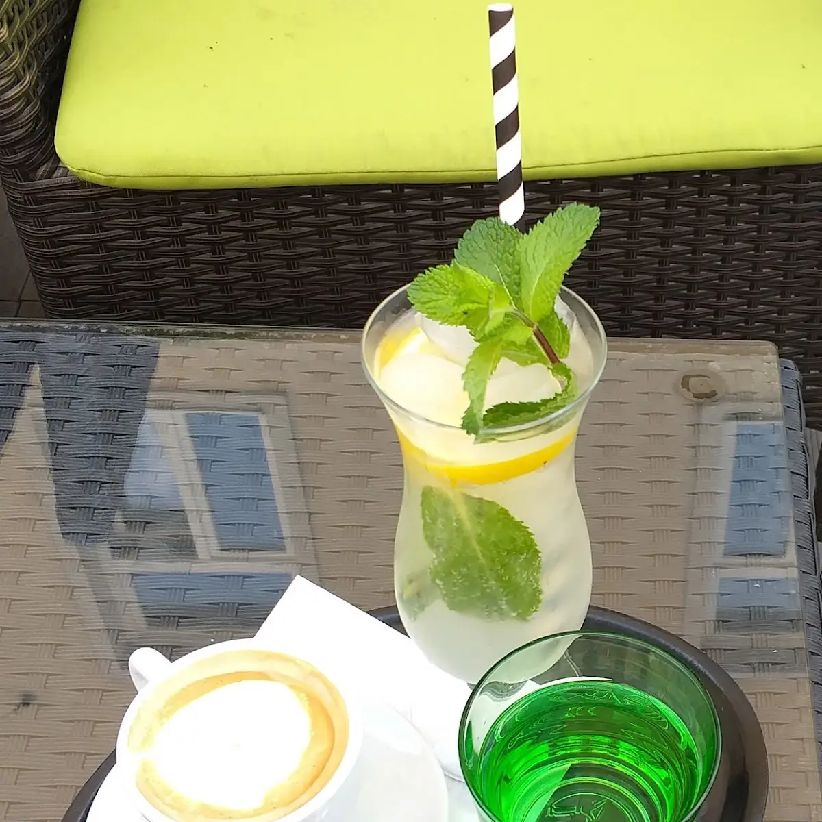 Melange Mit Zitronensoda