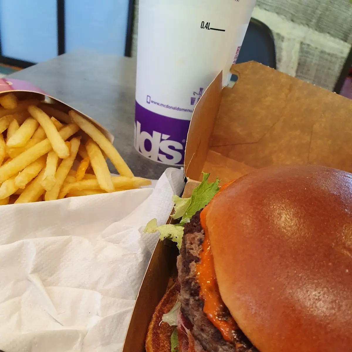 Beef Burger Menü