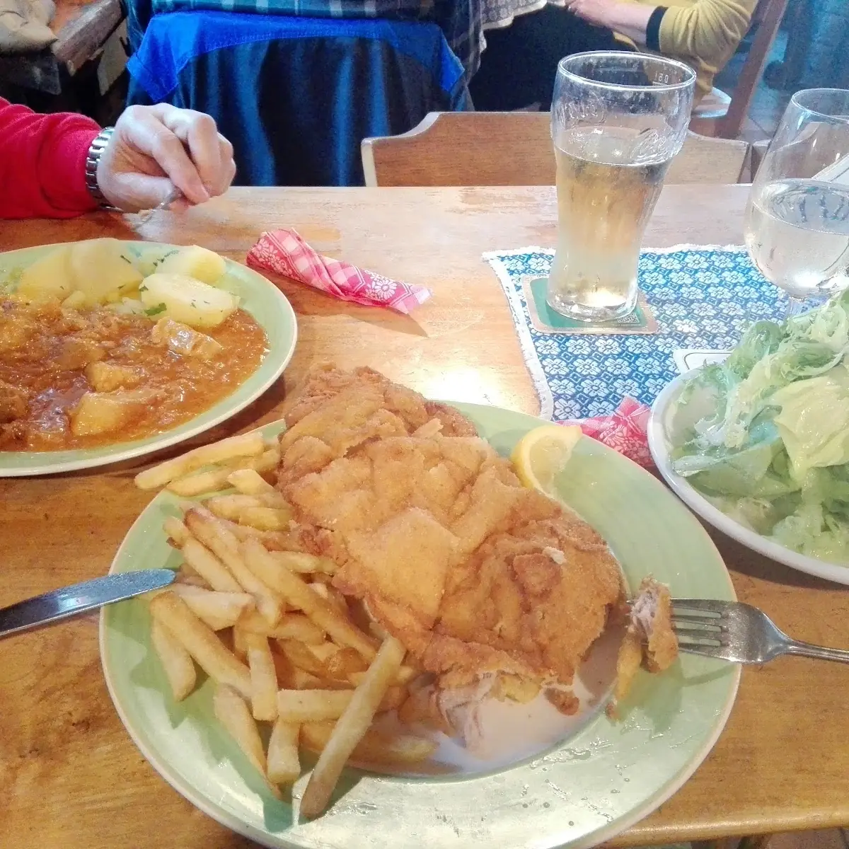 Schnitzel Mit Salat