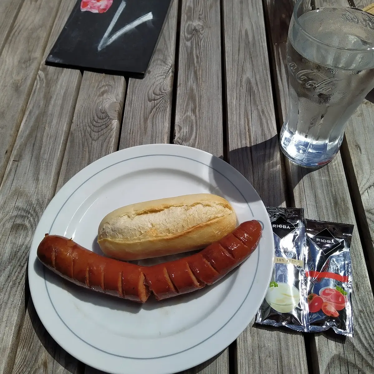 Rote Bratwurst Mit Zemmel