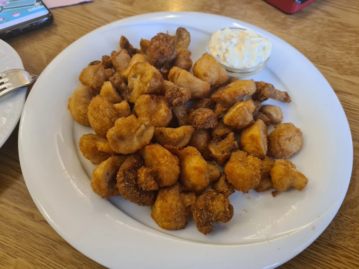 Gebackene Champignons