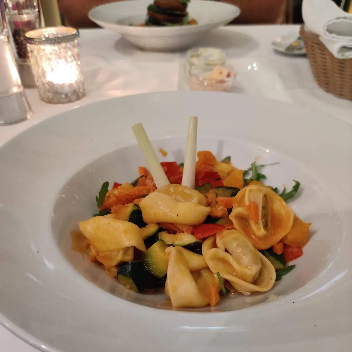 Tortelloni with Vegetables