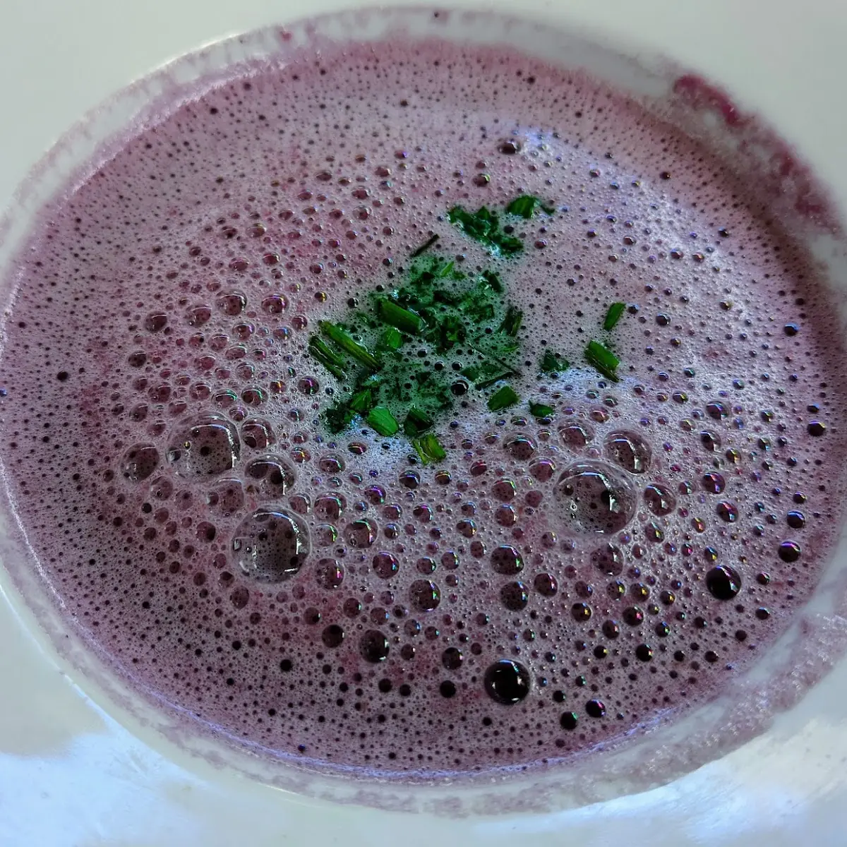 Violette Karottensuppe