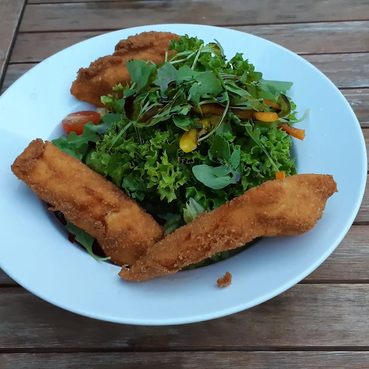 Backhendl Salat