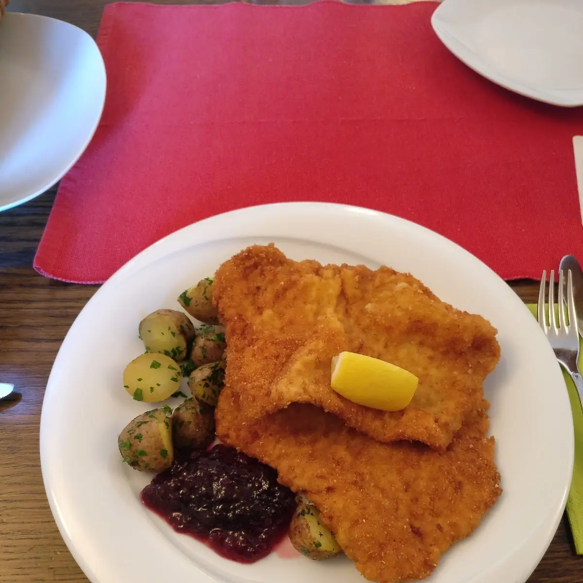 Kinderschnitzel Mit Kartoffeln
