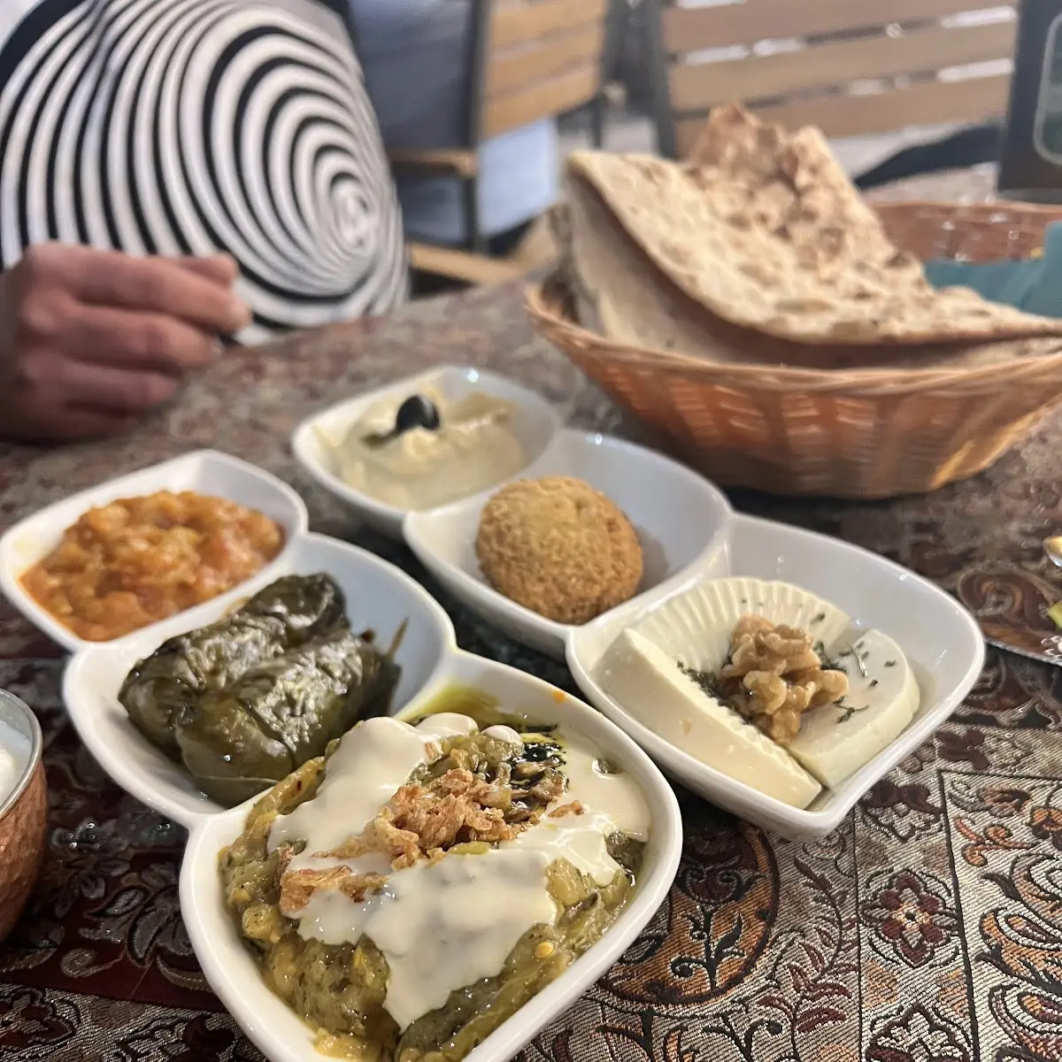 Vegetarischer Vorspeisenteller