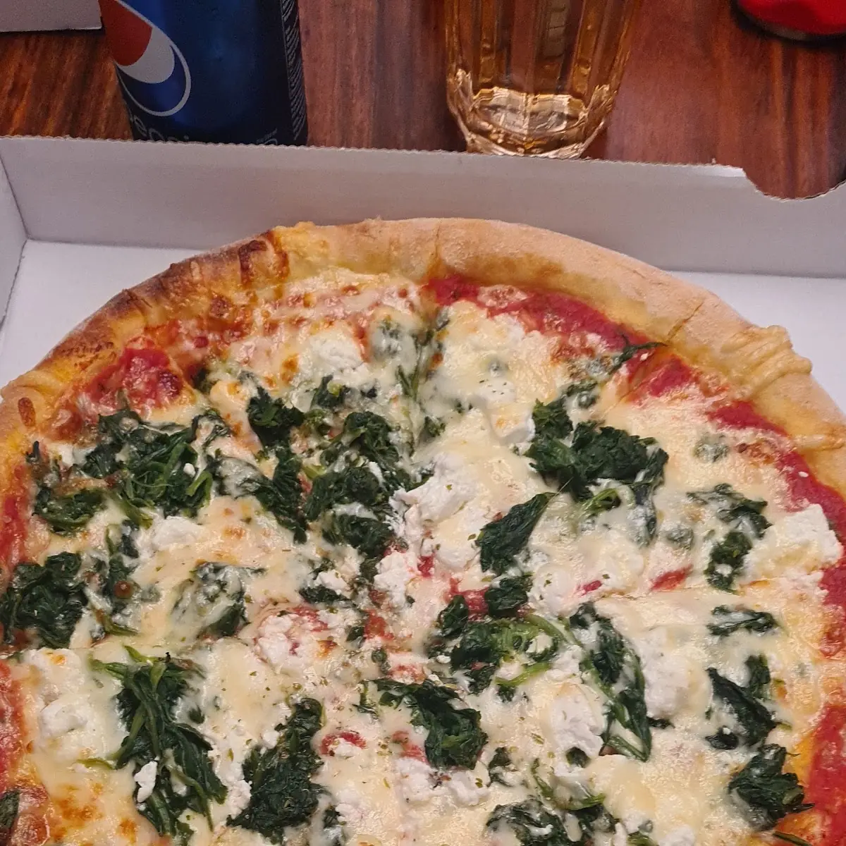 2-personen Pizza Spinaci, Pizzeria Amici