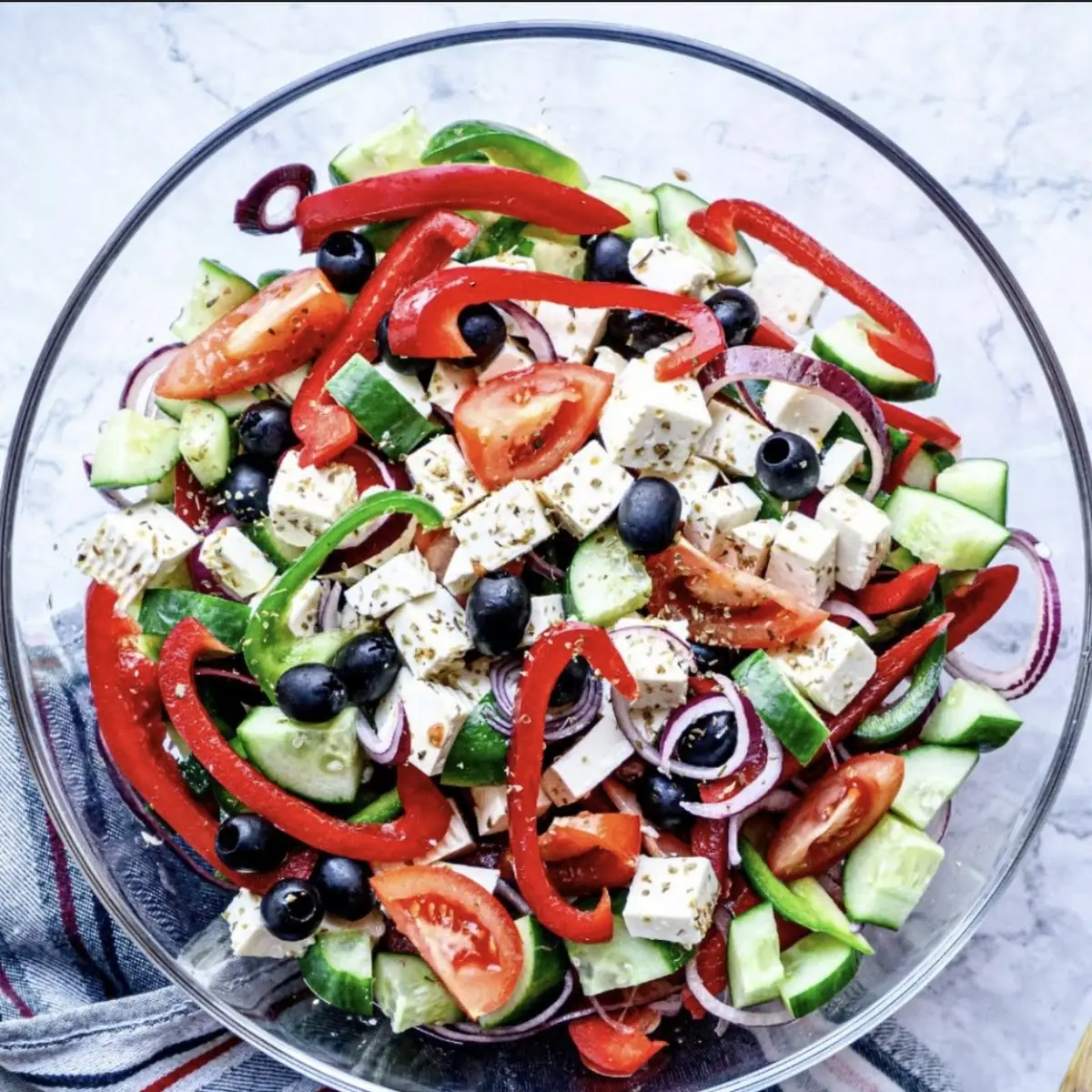 Original Griechischer Salat, Pizzeria Amici