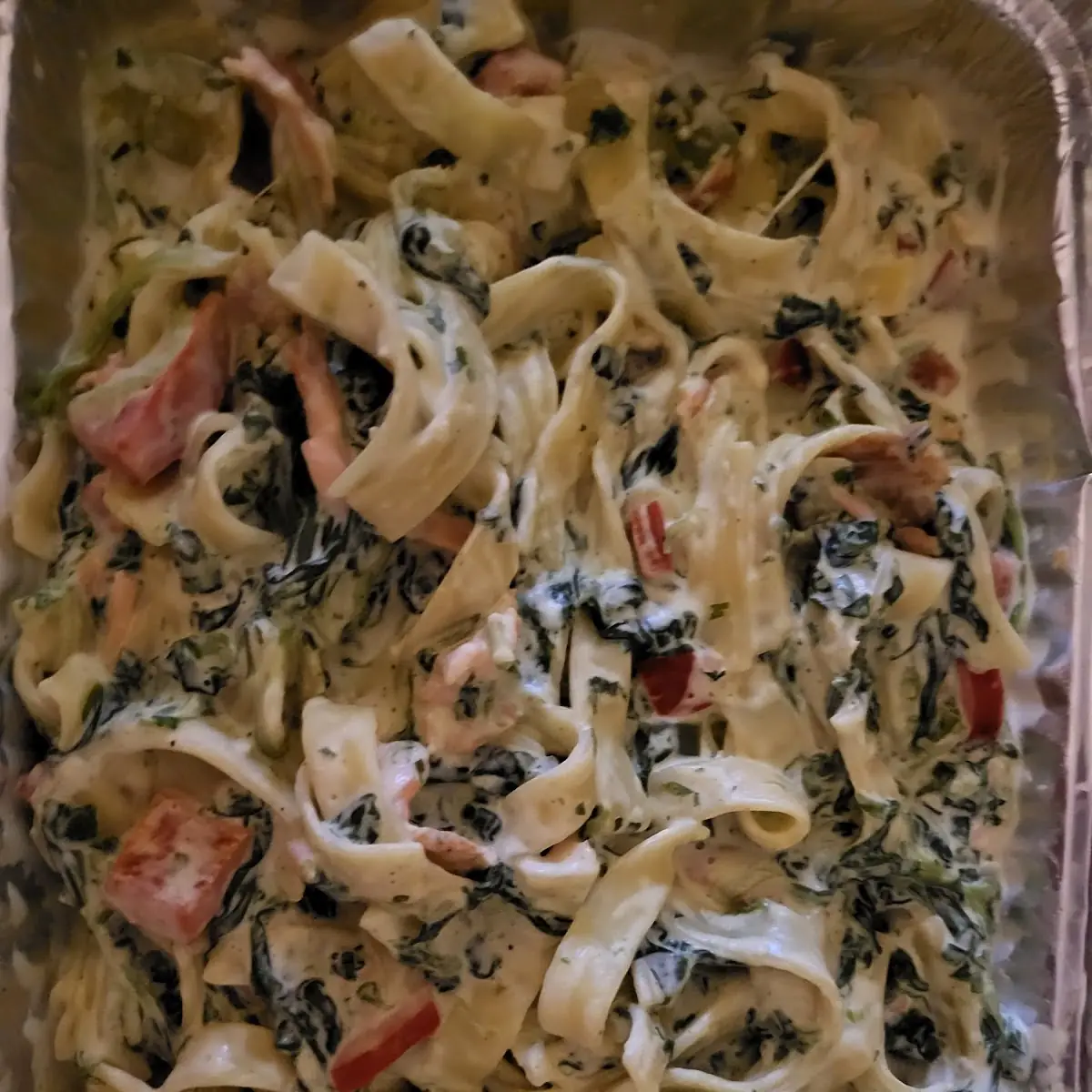 Pappardella Al Dolcelatte Con Spinaci, Pizzeria Amici