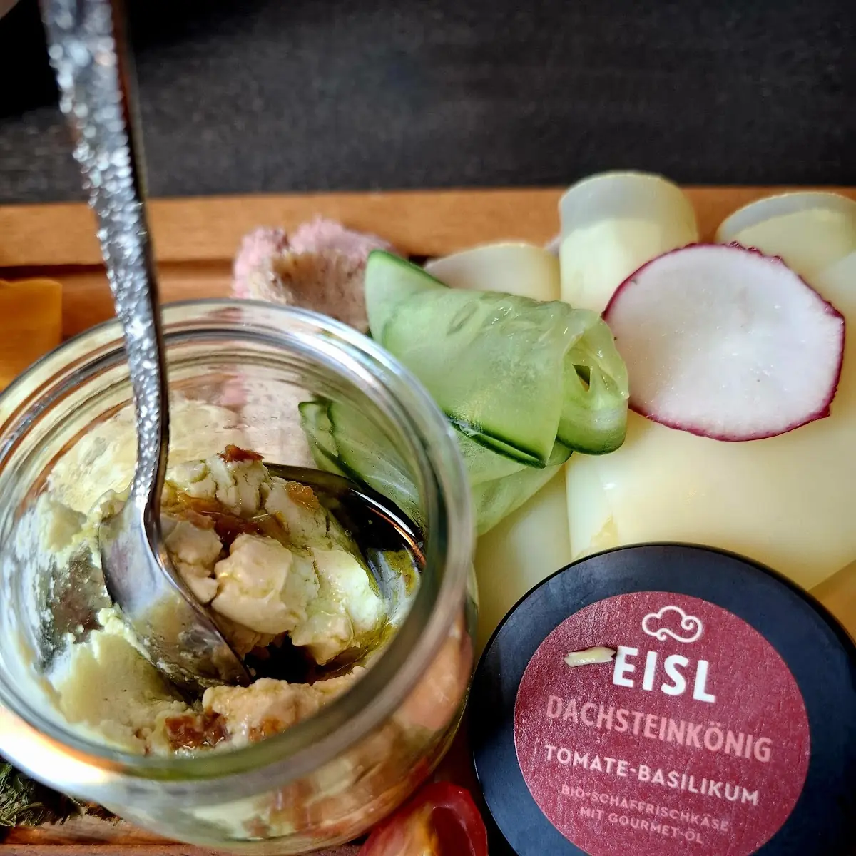 Bio-schaffrischkäse Mit Gourmet-öl