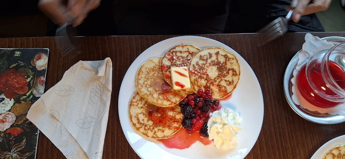 Pancakes Mit Beeren- Mix