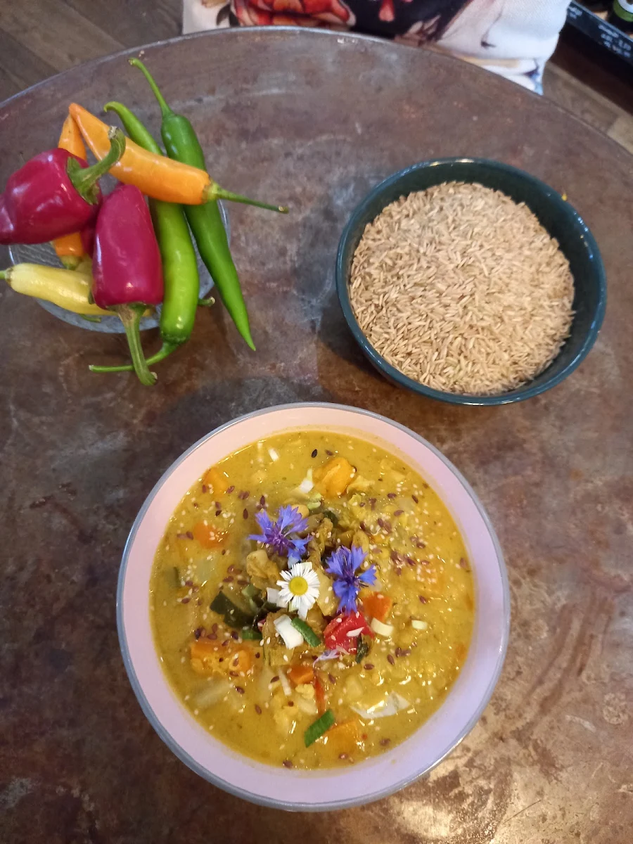 Curry Mit Gemüse Und Linsen