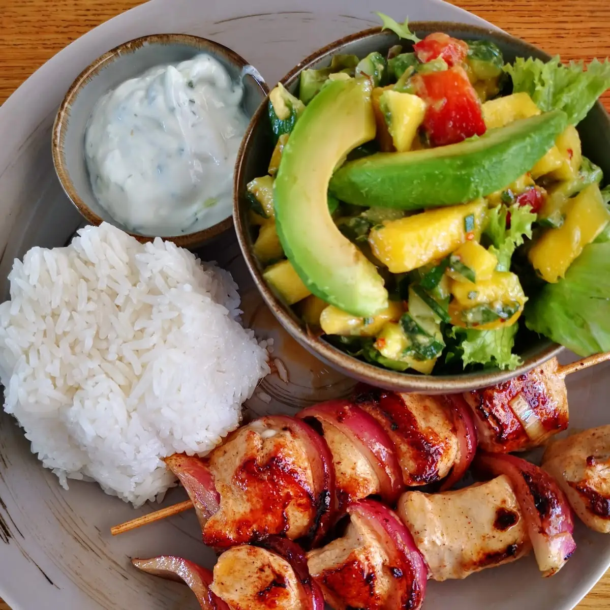 Tandoori Hühnerspiesse