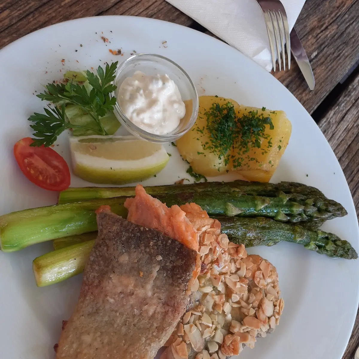 Fisch Mit Spargel