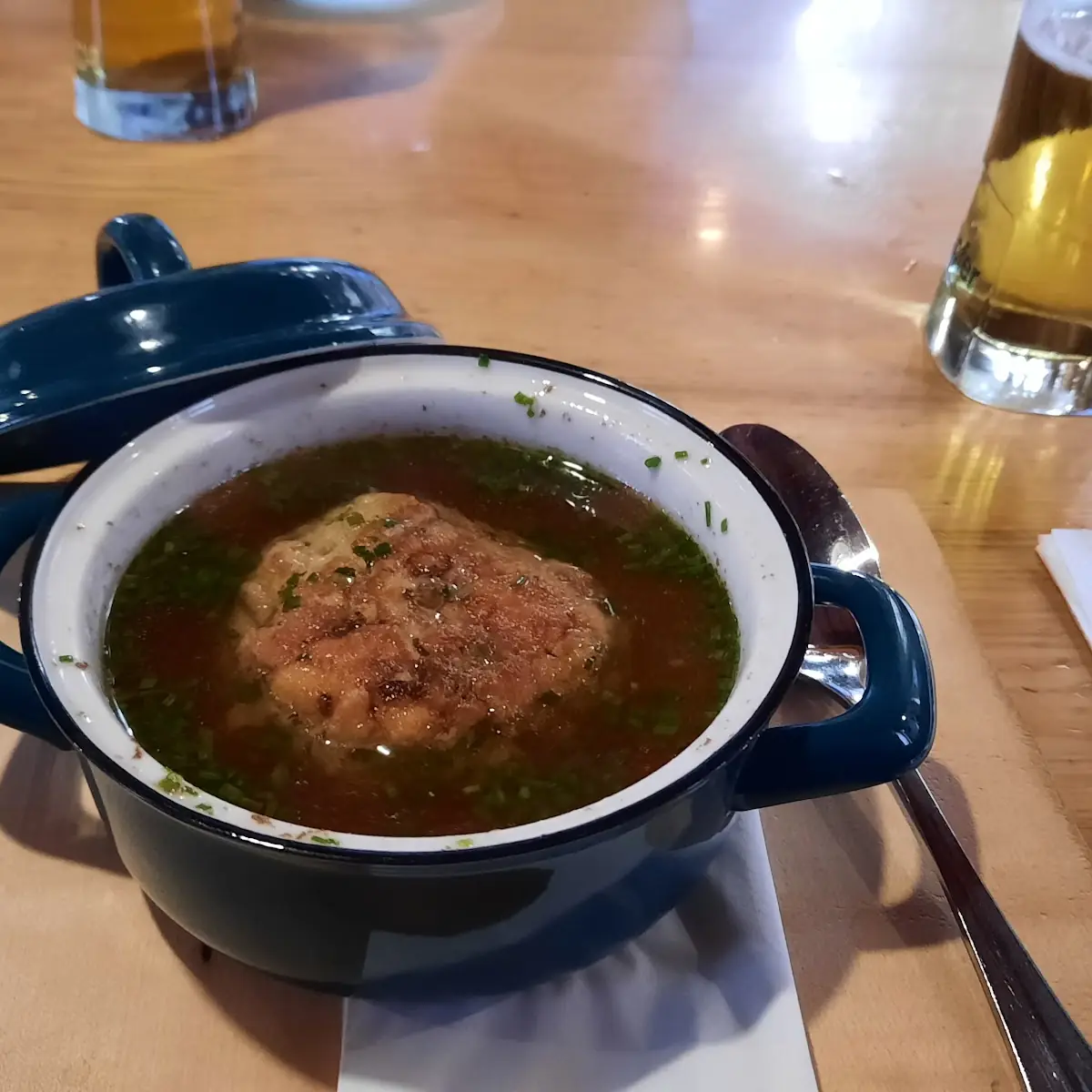 Kaspressknödelsuppe