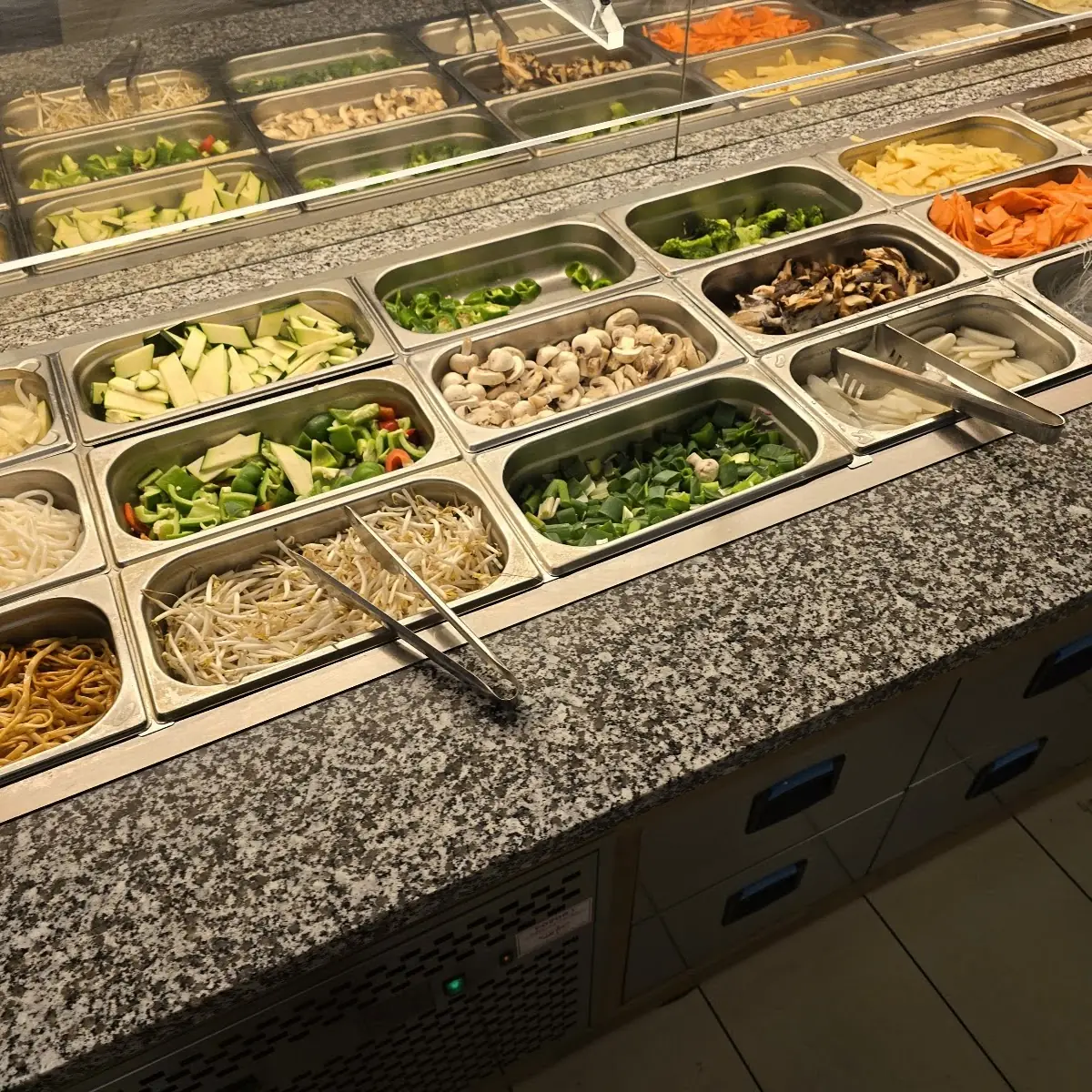 Buffet Salad Counter