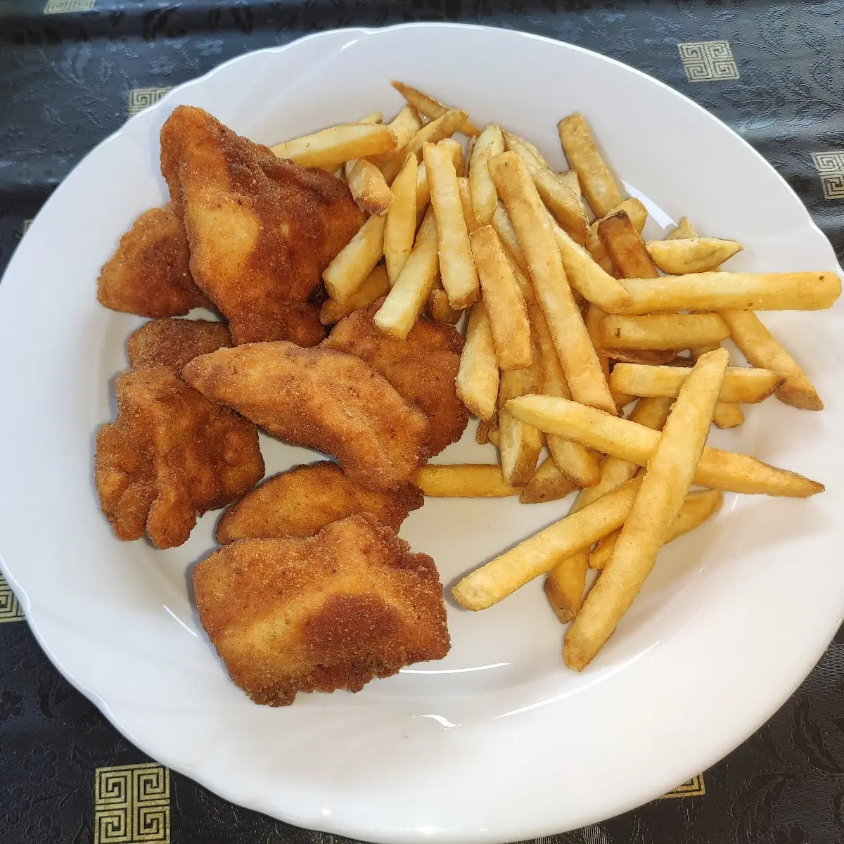 Backhendl Mit Pommes
