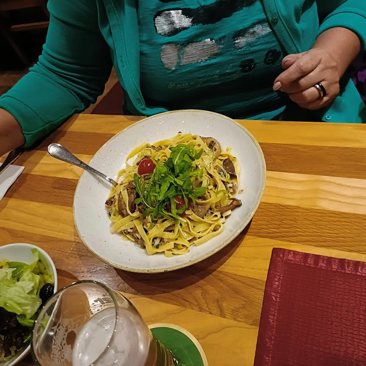 Tagliatelle Mit Pilzen