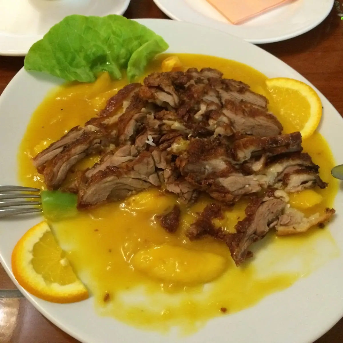 Knusprige Ente Mit Mango