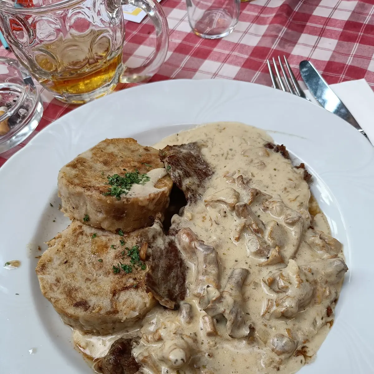 Eierschwammerl Rostbraten