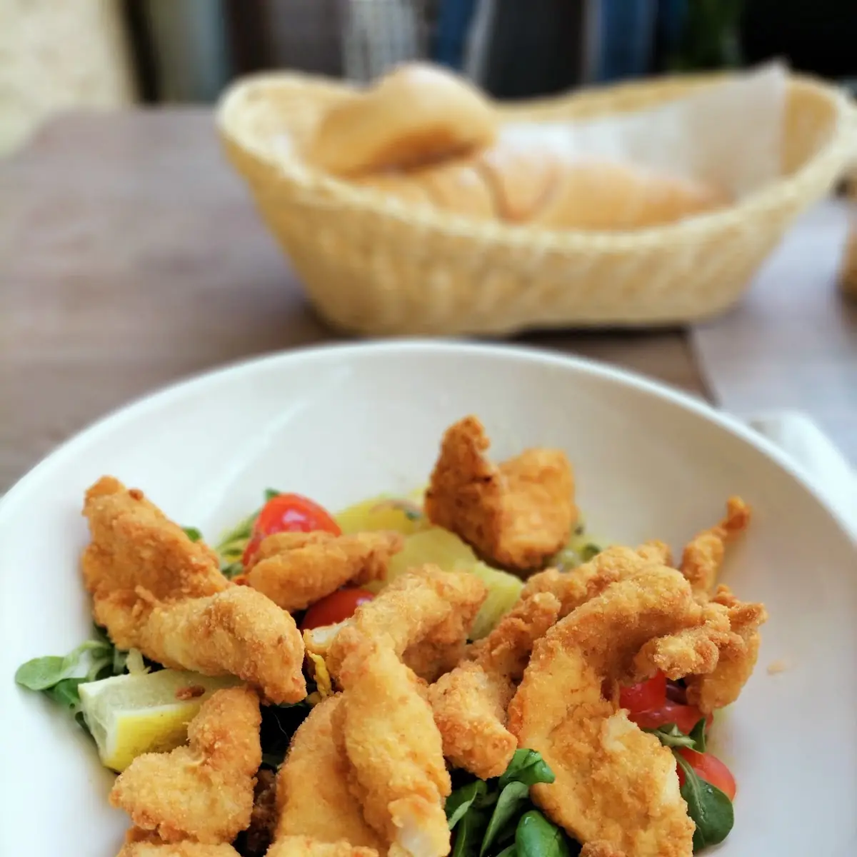 Backhendlsalat