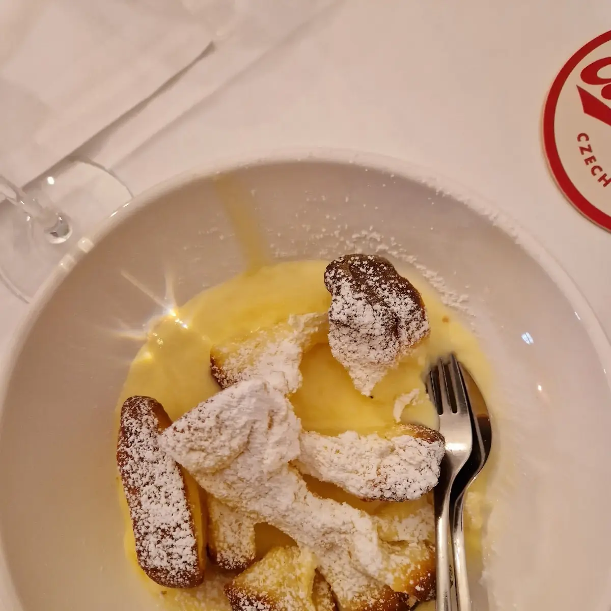 Buchtel In Vanillesauce