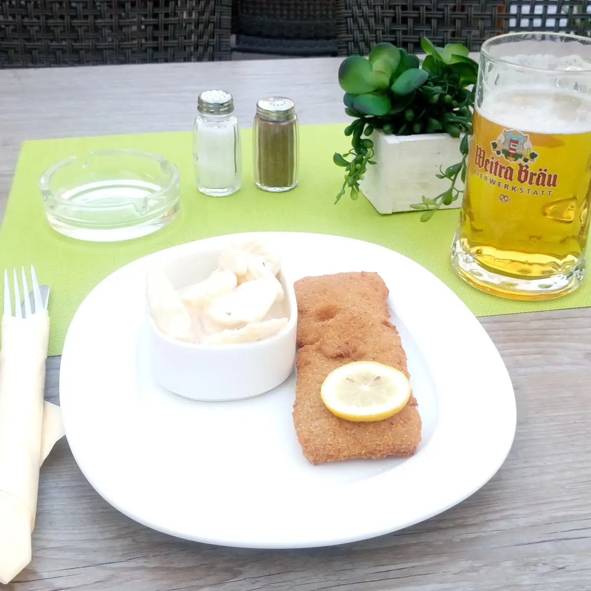 Gebackener Emmentaler Klein