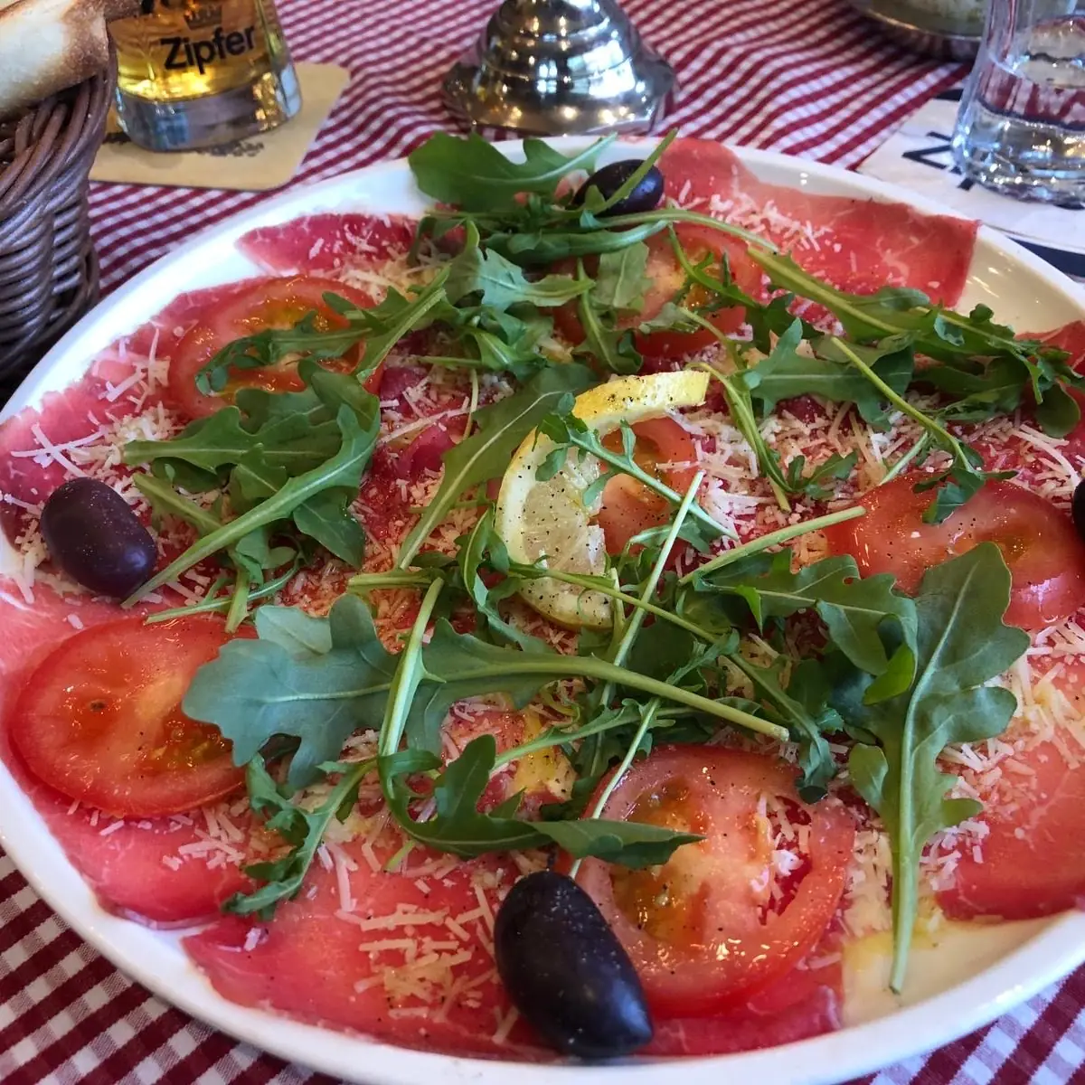 Carpaccio Rindfleisch