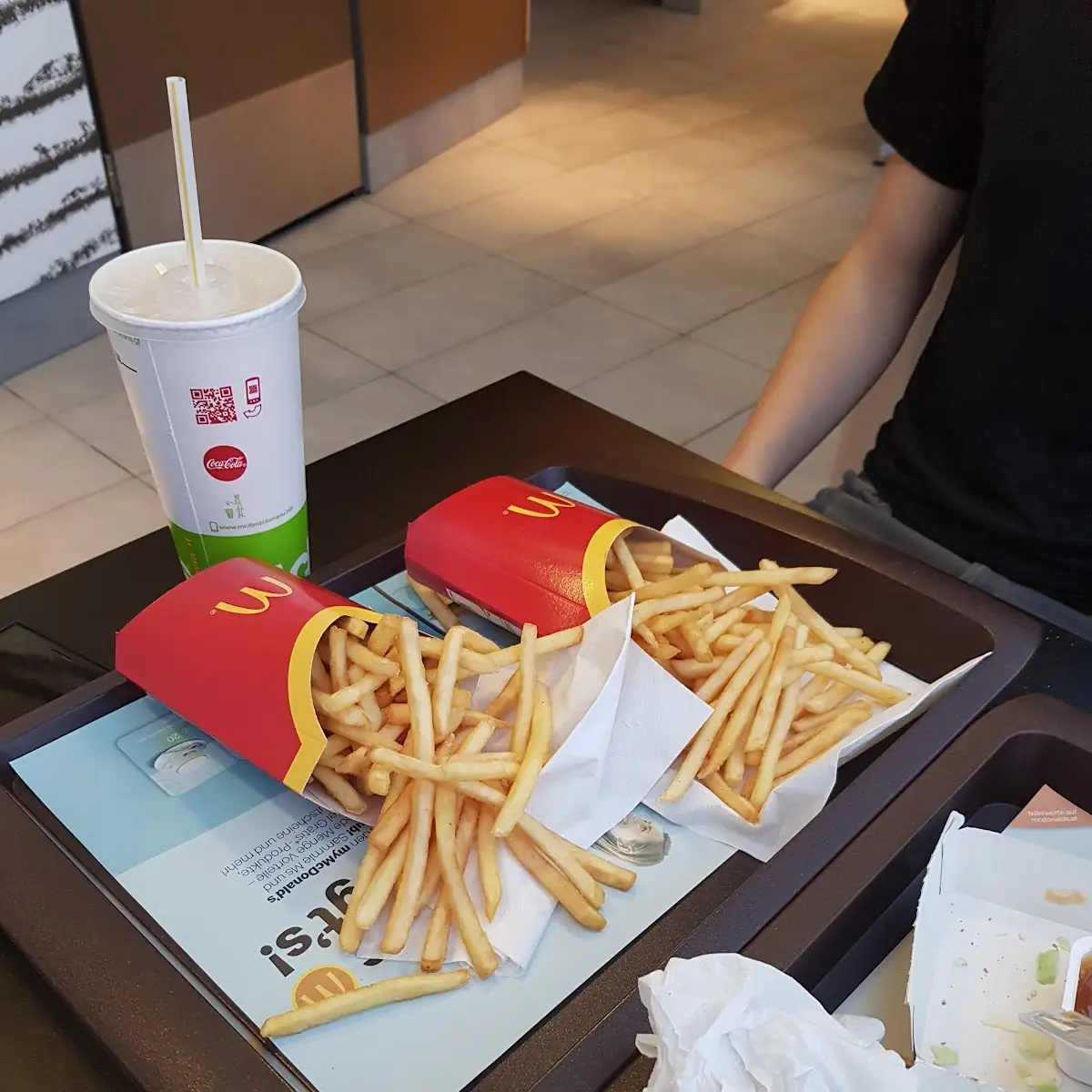 2 Mal Große Pommes