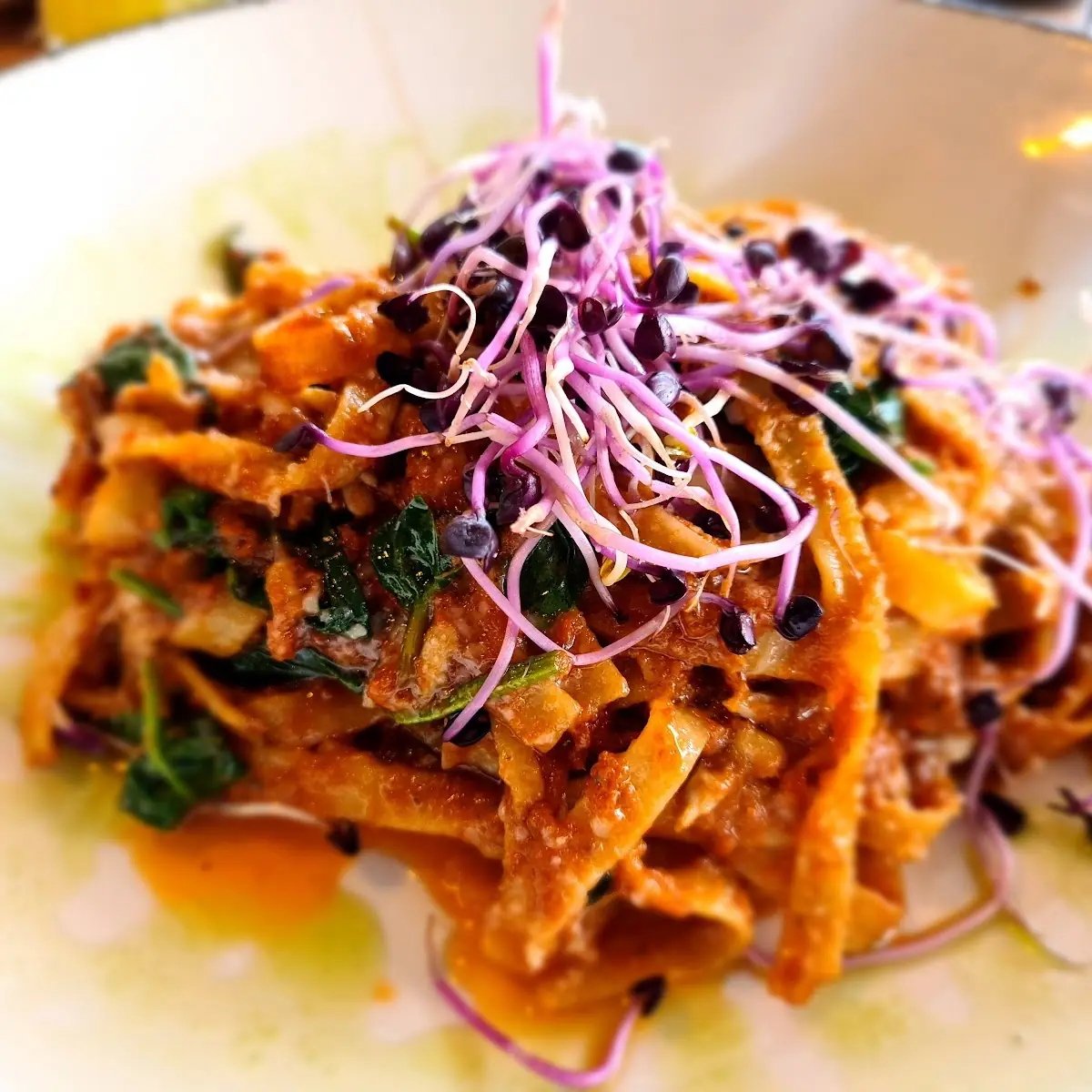Pasta with Tomato Pesto