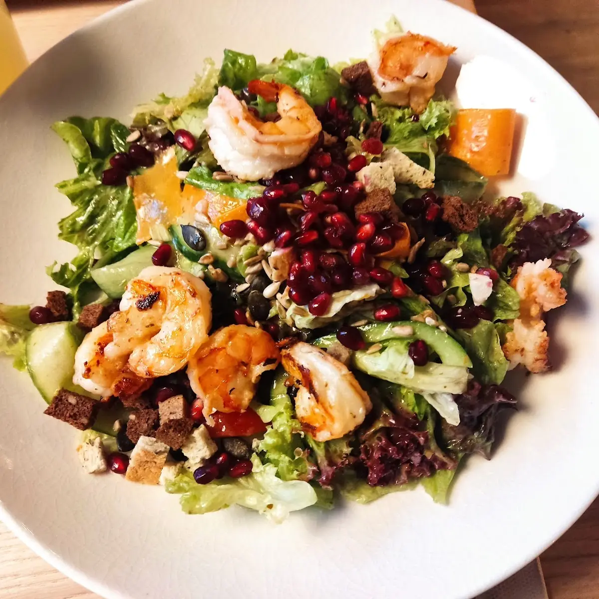 Salat Mit Garnelen