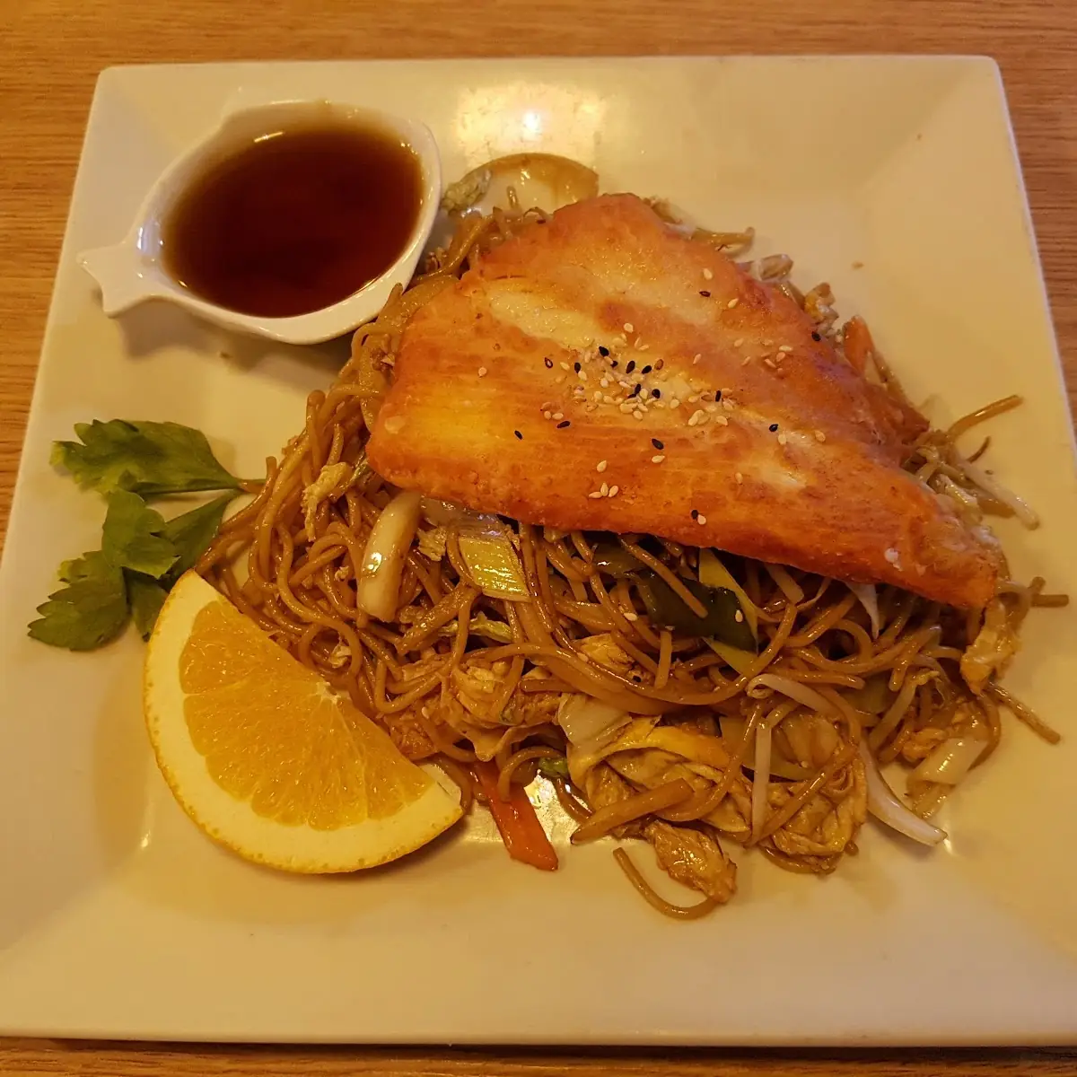 Noodle with Salmon