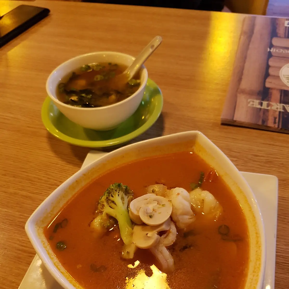 Thai Soup with Shrimps
