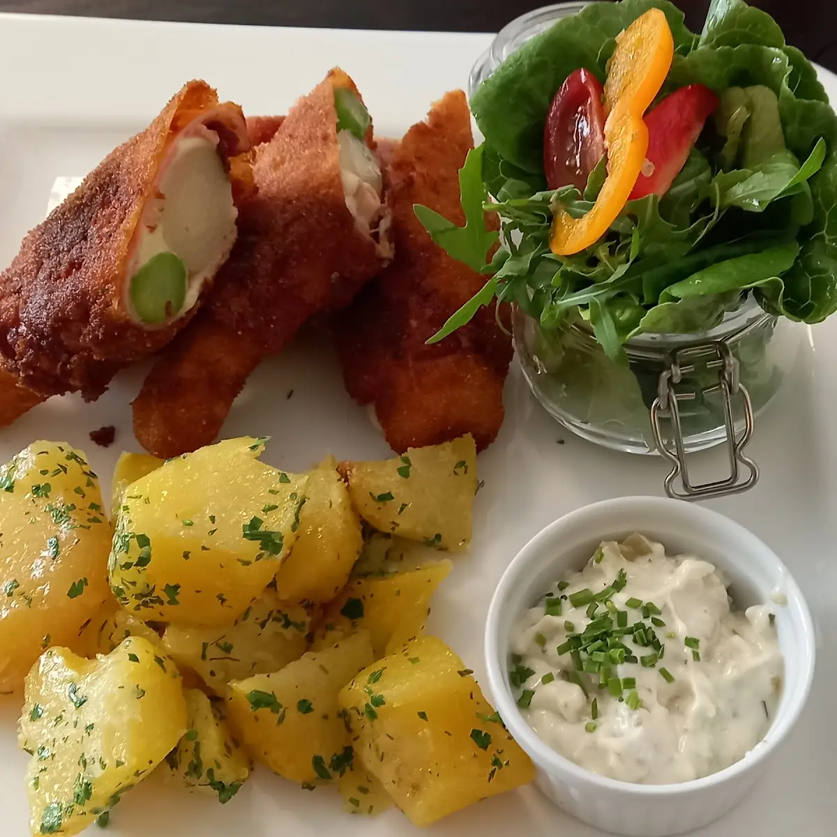 Spargelgordonbleu