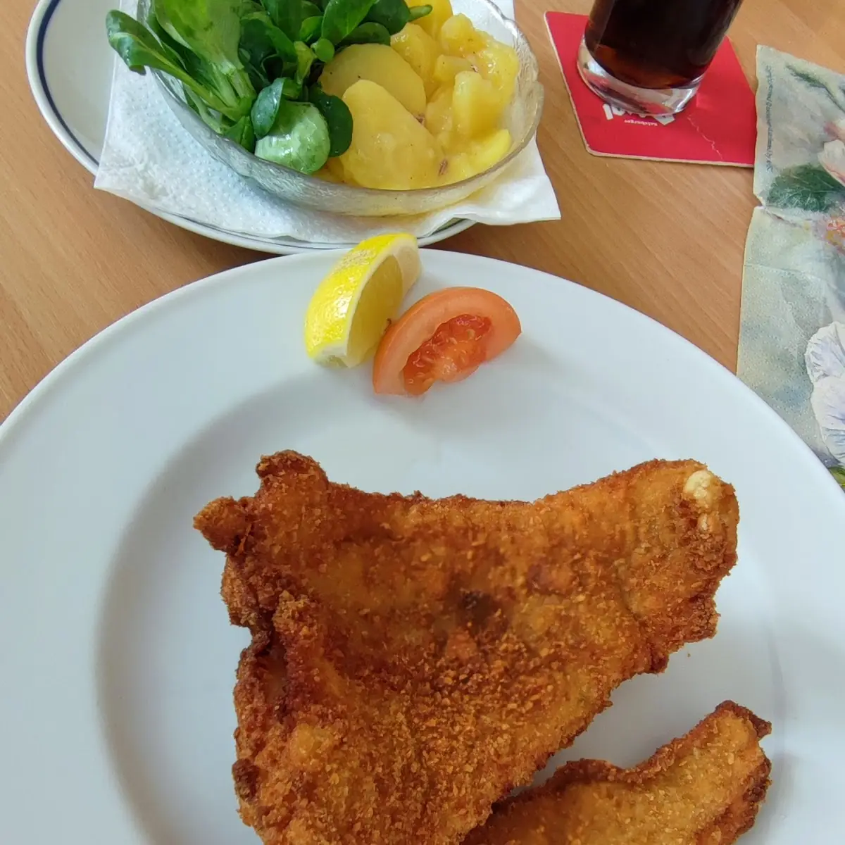 Gebackenes Kabeljau Filet