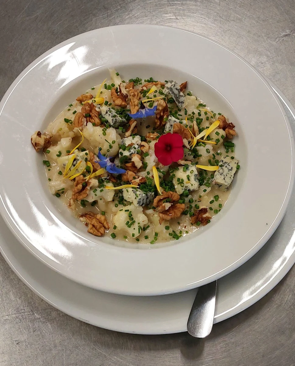 Karfiol Risotto Mit Gorgonzola