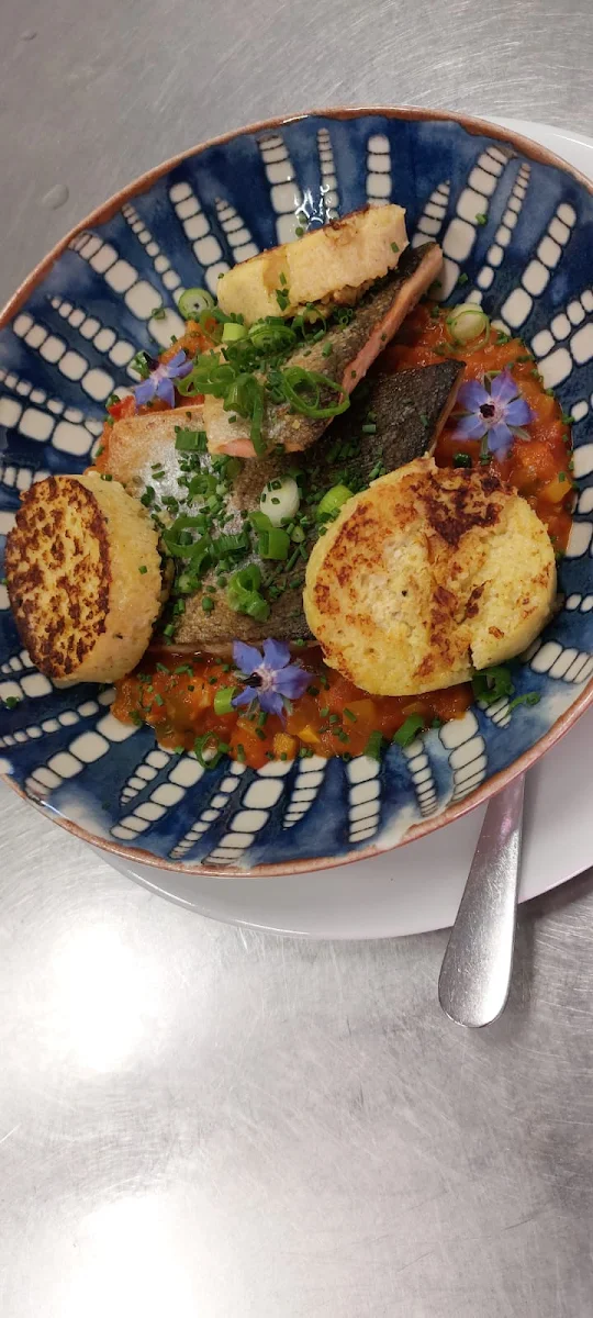 Lachsforelle Mit Ratatouille