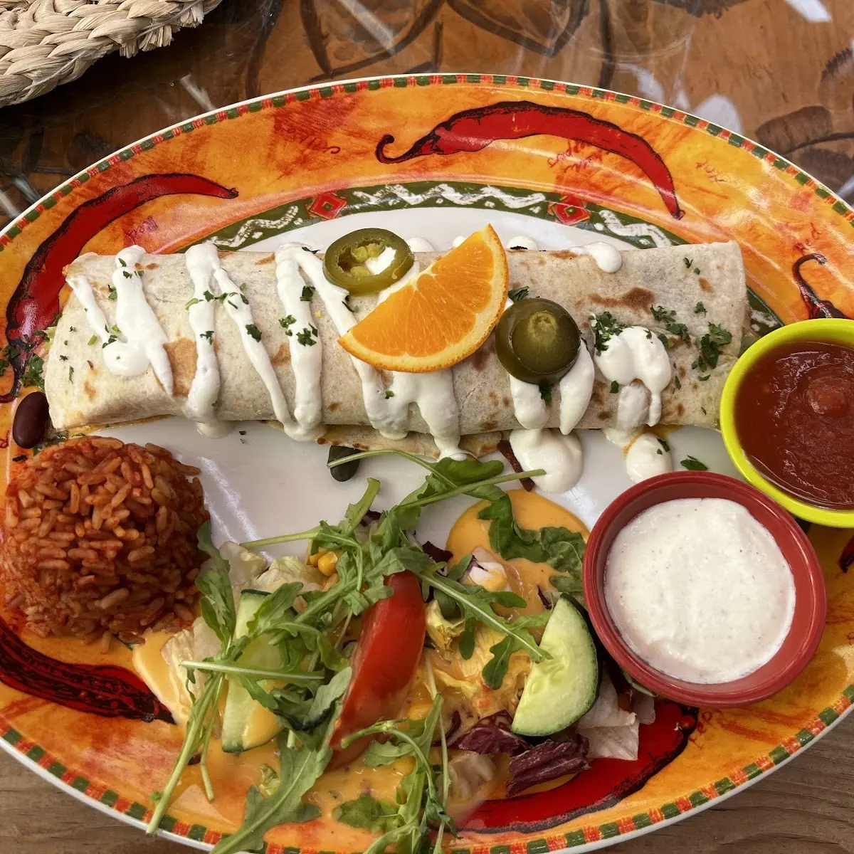 Caesar Chicken Burrito