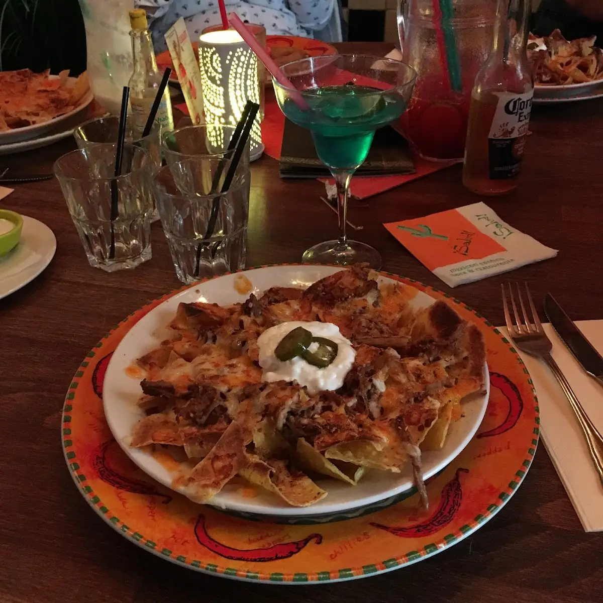 Nachos Mit Pulled Pork