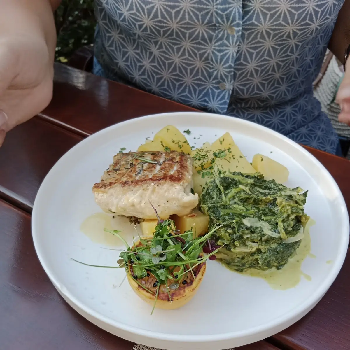 Gegrilltes Zanderfilet