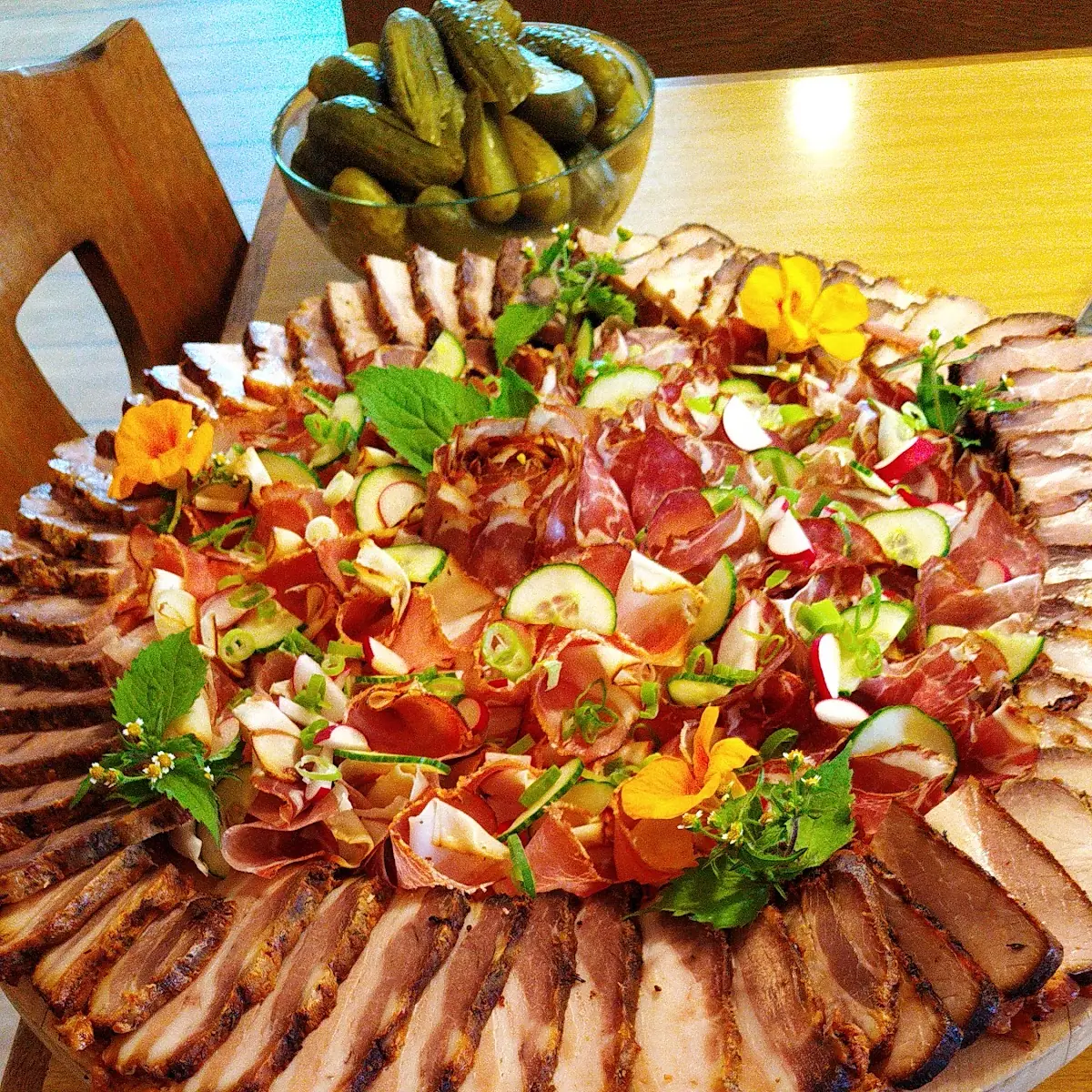 Kaltebraten Plate Für Mehrer Leute