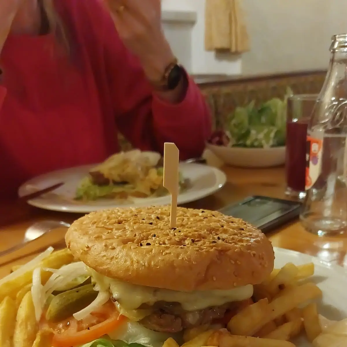 Barbecue Burger Steak