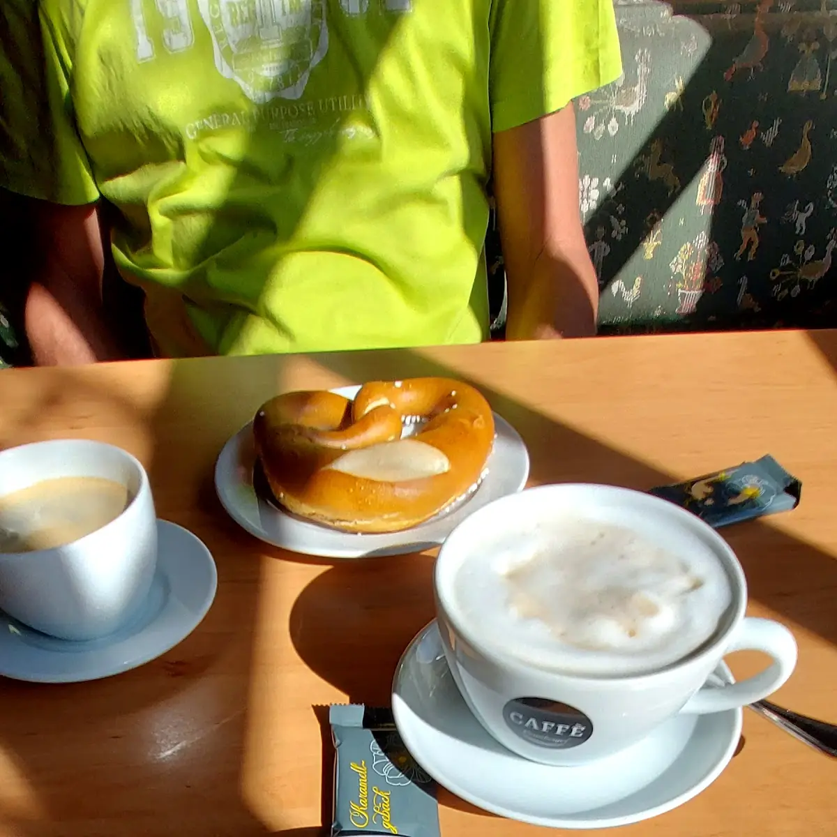 Käsekuchen Brezel