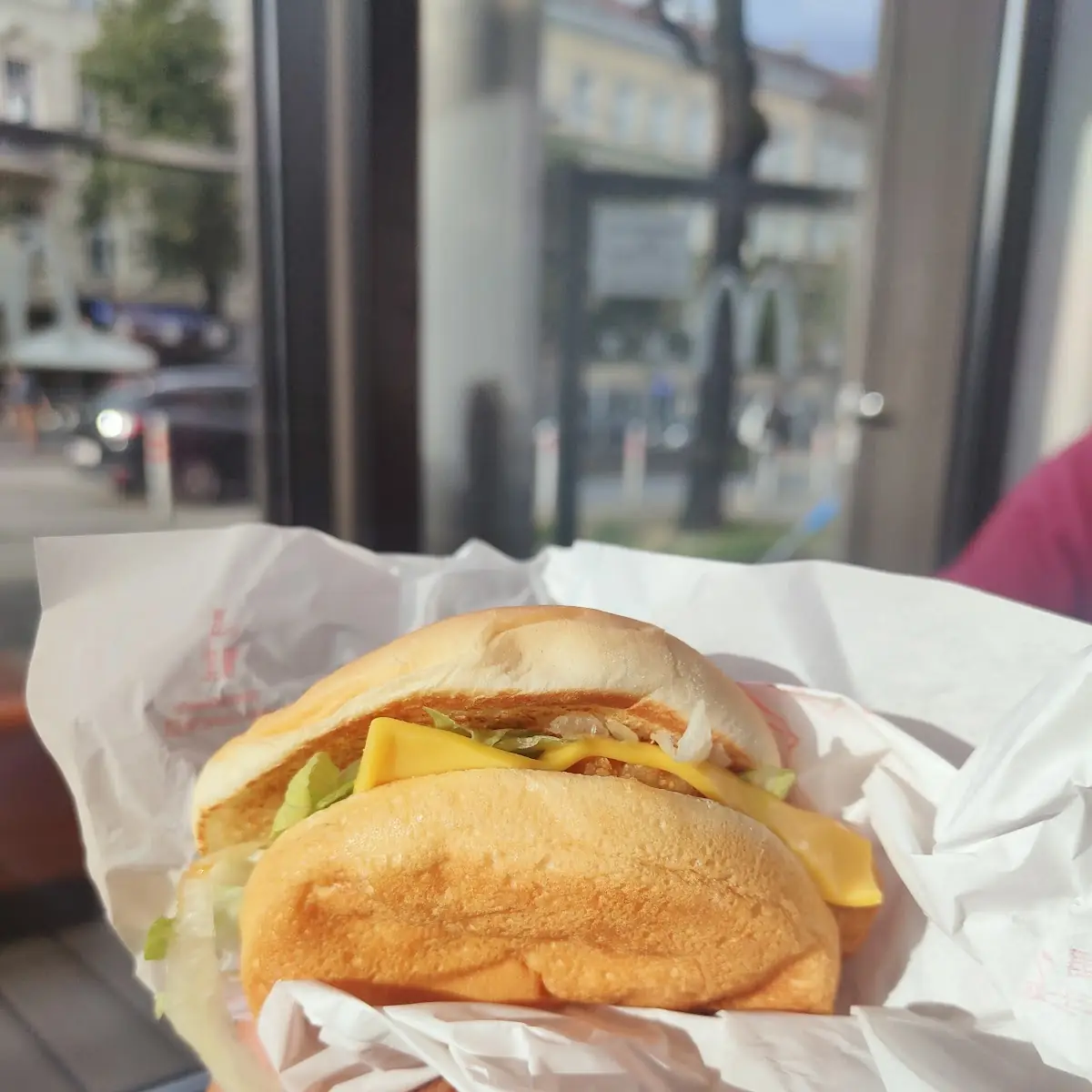 Chicken Burger with Cheese